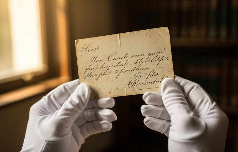 Ce qui rend une carte postale rare et précieuse